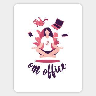 OM Office Aum Yoga Home office Sticker